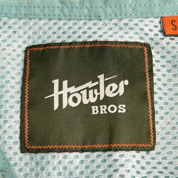 Howler Brothers NWT Tidepool Tech Shirt Size S Crossroads Dobby Sea Spray NEW - Picture 9 of 12